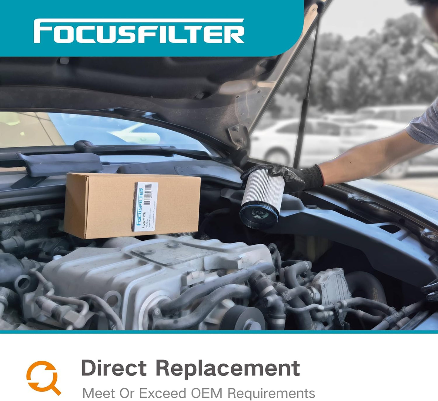 2277129 Fuel Water Separator Filter,1922496 Oil Filter,1948921 Oil Filter Replace 1852006PE 2133096 1872106 P550952 P550812 LF16233 Compatible with MX11 MX13 EPA13 Engine Peterbilt DAF Kenworth Truck