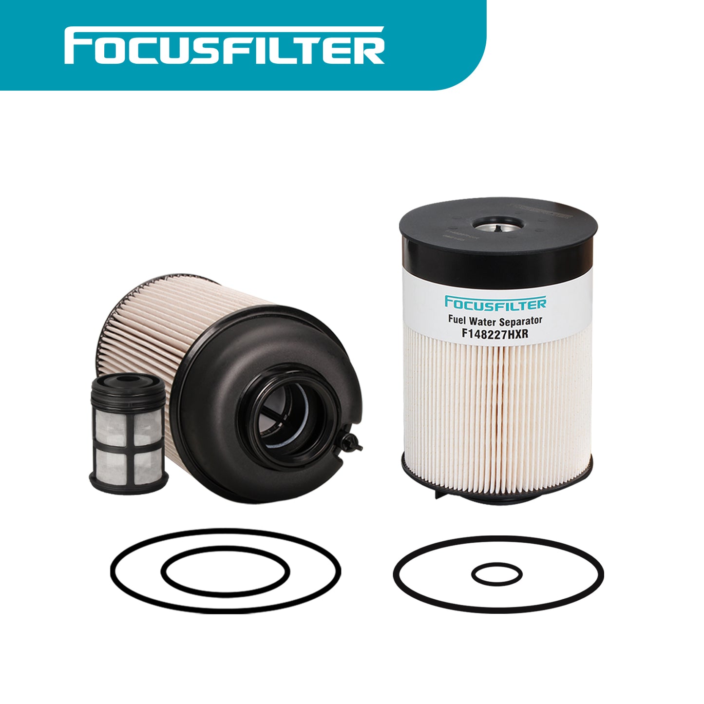 FS20083 Fuel Water Separator Filter PF9908 Fuel Filter Replace A0000905051 A48507 A485007 PF46145 A4720900651 FK13834 L5104F KX2765 KX2769 Compatible with ISX DD13 DD15 DD16 Detroit Diesel Engines