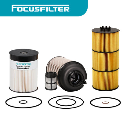 PF9908 P551063 A4720900651 Fuel Filter P551005 LF17511 P7505 Oil Filter P551011 FS19915 PF9804 Fuel Water Separator Filter Replace WF10103 LF17474 Compatible with DD13 DD15 DD16 Detroit Diesel Engine
