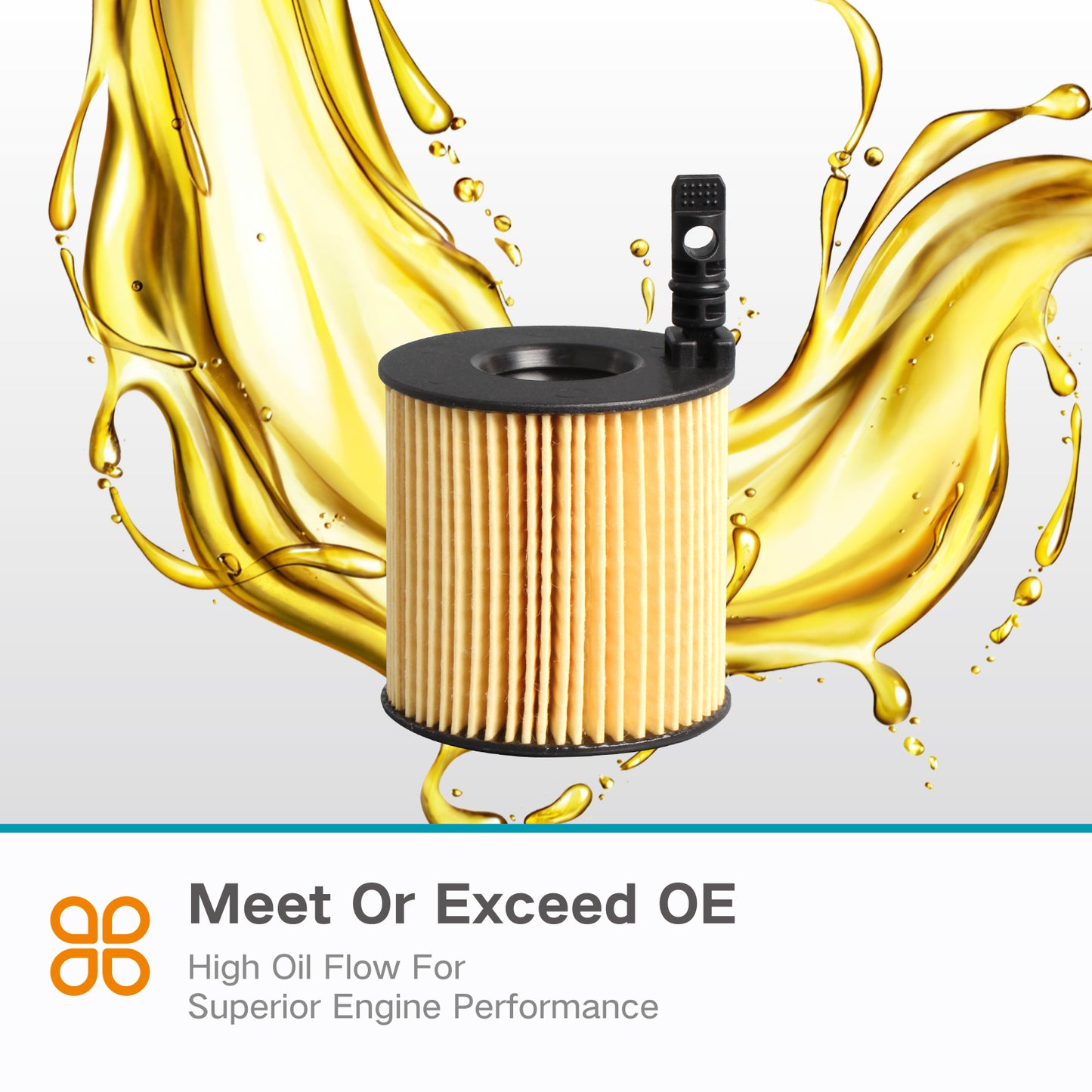 26350-2M000 Service Kit - Oil Filter / 263502M000 for Kia K5 21-22 Rio 20-21 Sorento 21