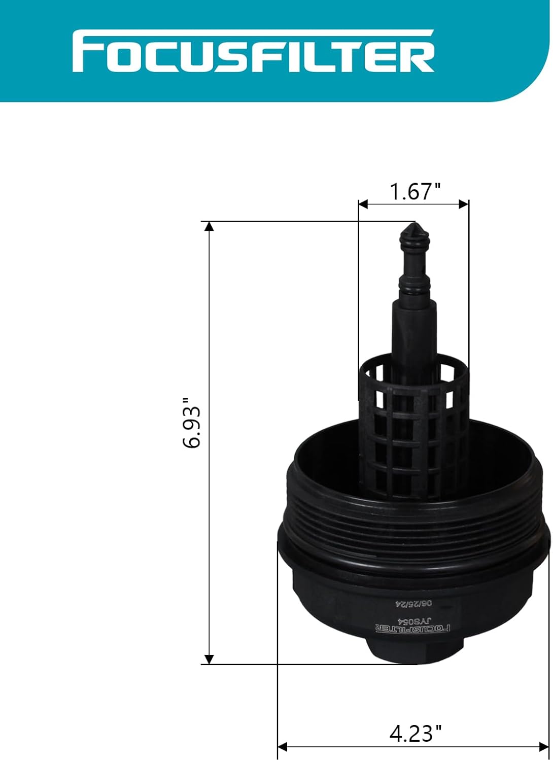 11421744000 Oil Filter Cap Cover Replacement for BMW E88 E90 E60 E63 E65 F10 F01 X5 X6