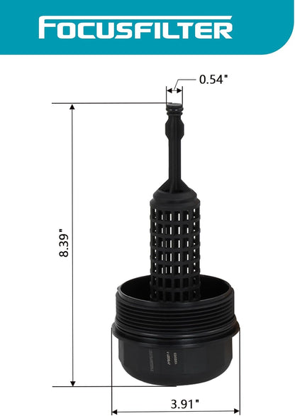 CAP5610 Oil Filter Cap 26351-3C100+26360-3C100+26352-3C100 Compatible with HYUNDAI KIA 3.3L 3.8L 2006-2010