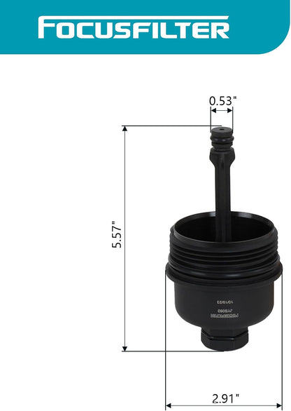 A1661800138 2370102 160-00-012 Engine Oil Filter Housing Cover Cap for Mercedes-Benz A140 A160 A190 A210 W168 1997-2004