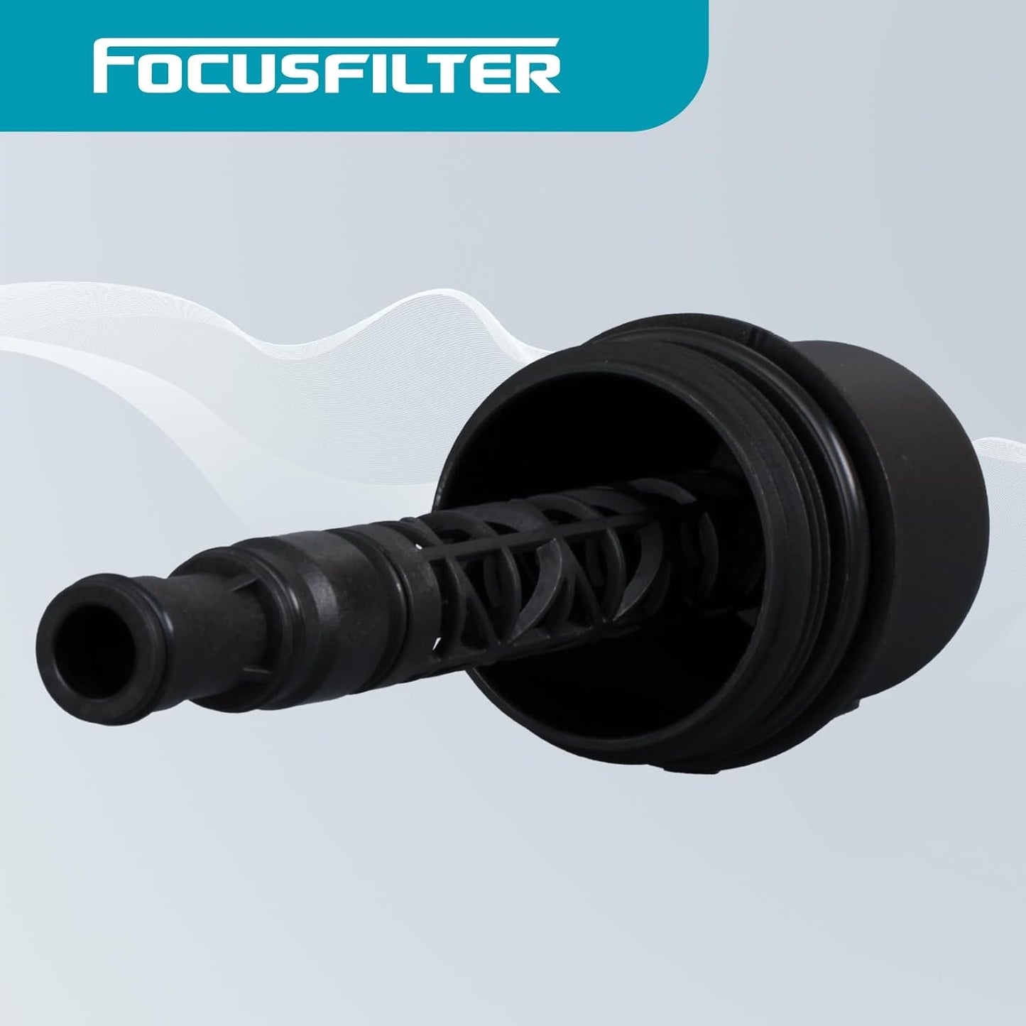 2711800338 Oil Filter Housing Cap Assembly Compatible with Mercedes-Benz S204 Series C250 2012-2015 Coupe, W204 Series C250 2012-2014 Sedan, R172 Series SLK250 2012-2015 Convertible, 1.8L