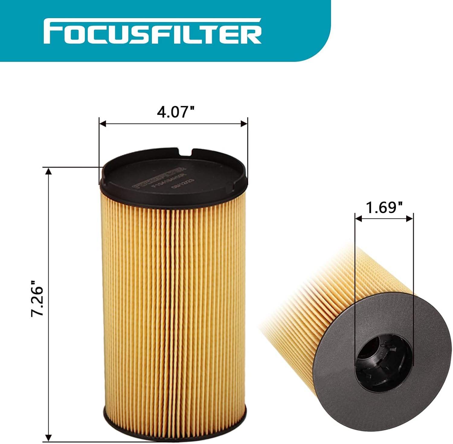 K37-1012 Fuel Filter Replace FS20173 PF46081 PF46082 Compatible with 2015-2017 Peterbilt Trucks 367 389 587 MX11 MX13 Engines
