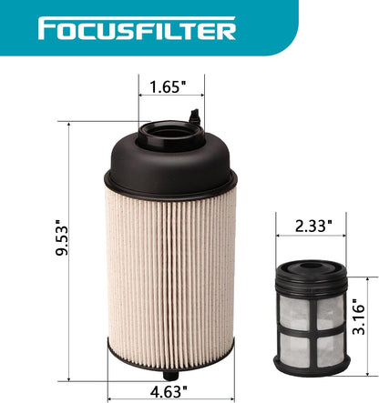 PF9908 P551063 A4720900651 Fuel Filter Element Replacement for Detroit Diesel Engines DD13 DD15 DD16 Western Star 10 Micron Replaces WF10103 FK13834 A4720900451 A4720900551 A4700903151 L5104F