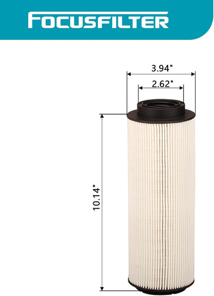 2277129 Fuel Water Separator Filter Replaces 2277129PE 1852006PE PF46106 L7663F 2133096 2133096PE 2164463 2164463PE KX463D Compatible with MX11 MX13 Peterbilt DAF Trucks Engine