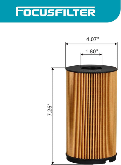 4040481C1 Fuel Filter Compatible with INTERNATIONAL LT625 RH613 Replace Luber Finer L7420F