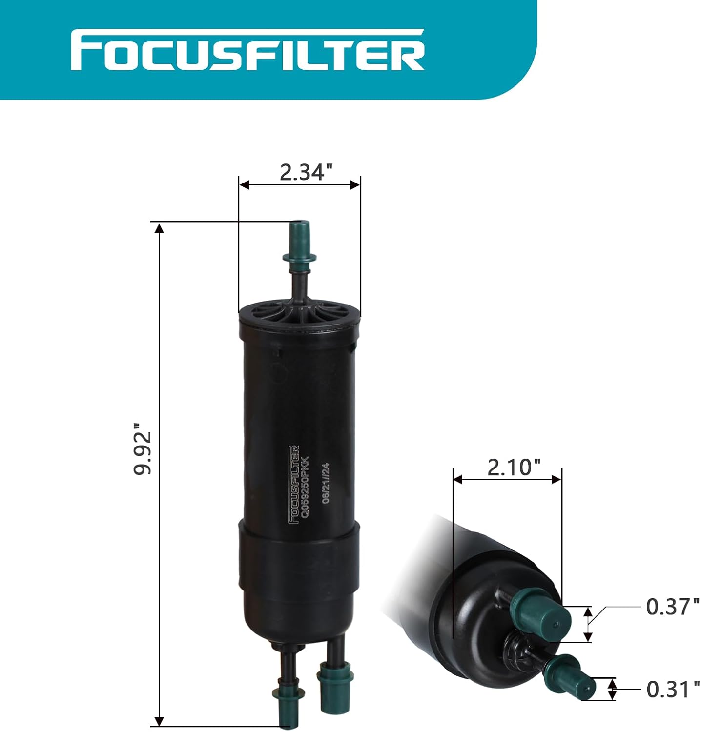 16 12 7 233 840 Fuel Filter Fits BMW E82 E84 E87N E88 E90N F01 F02 F02N Fuel Filter 16127233840