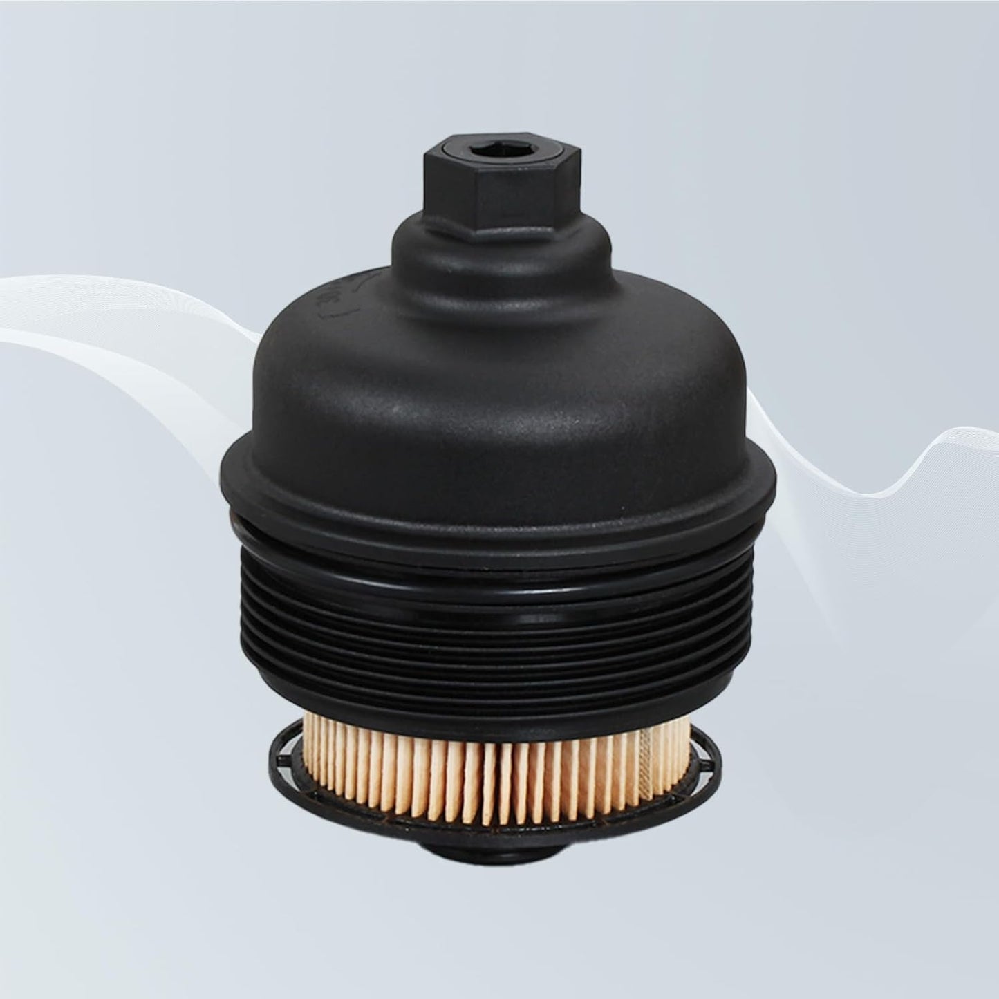 L1121 Oil Filter Kit Compatible with Mercedes-Benz CLASSE S 580 M 176.980 370KW Replace A1771805500 A1771805600