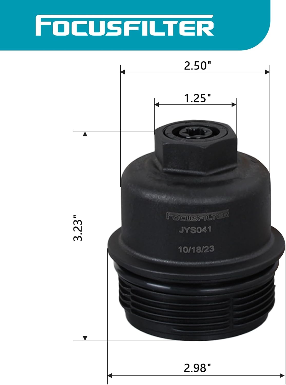 11428593190 Oil Filter Housing Cover Cap for BMW B32 B38 B46 B48 Engine 1234 Series 116I 118I 318I 218I X1 X2 F20F45F48F30F39F55F56F60 FOR MINI One Cooper S Clubman