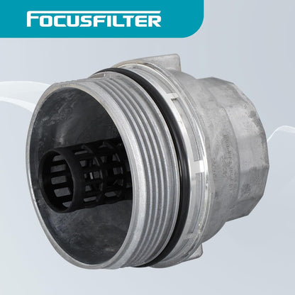 15620-31060 Oil Filter Housing Cap Compatible with Tundra Rav4 4Runner Camry Highlander Tacoma Avalon Sienna Venza L-exus RX350 Oil Filter Housing with Oil Plug Replace 1562031060 15643-31050