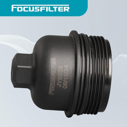 11428507685 921-115 Oil Filter Housing Cap Assembly Compatible with BMW 328d, 330e, 330i GT xDrive, X5, 530i, 535d, 430i, 430i xDrive Gran Coupe, 740e xDrive, 230i, Oil Filter Housing Cover