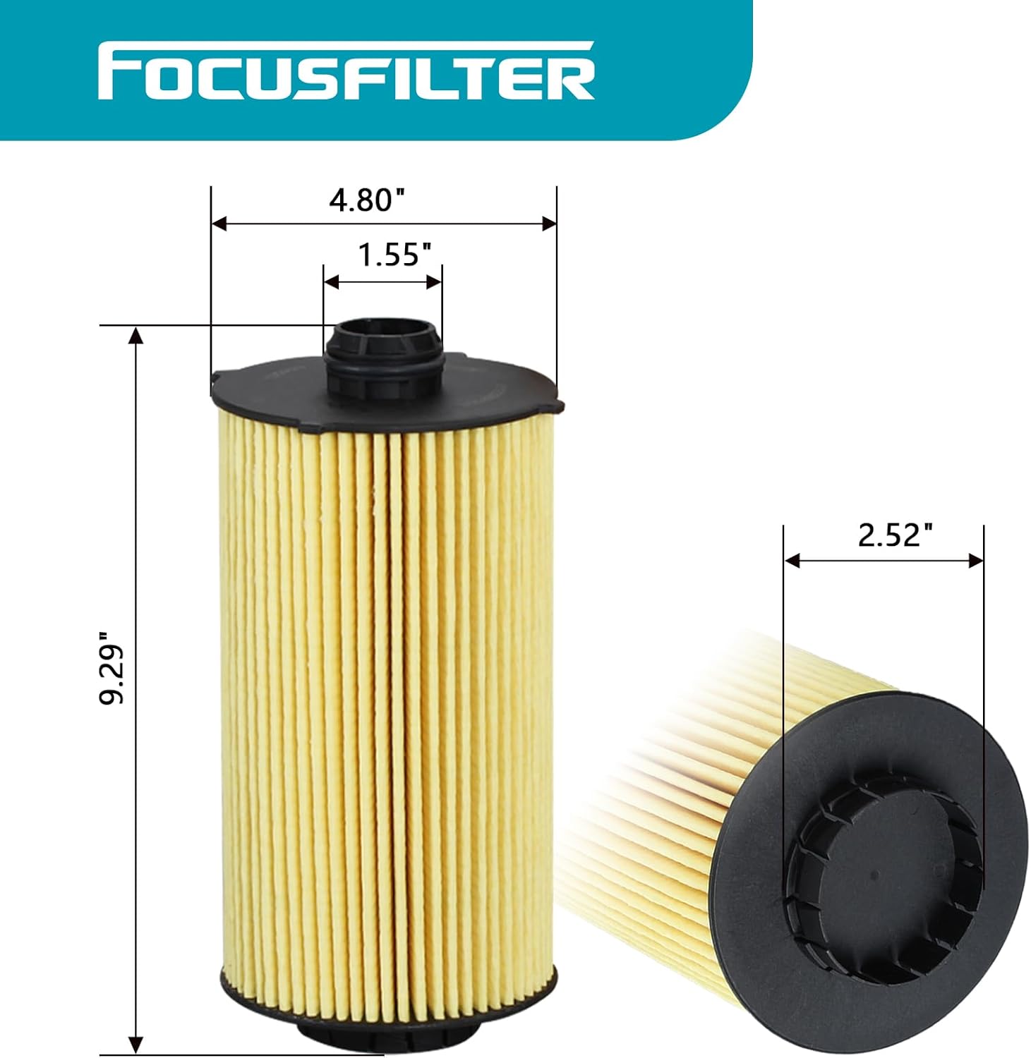 5801415504 Oil Filter Compatible with IRISBUS Stralis Trakker Urbanway Arway