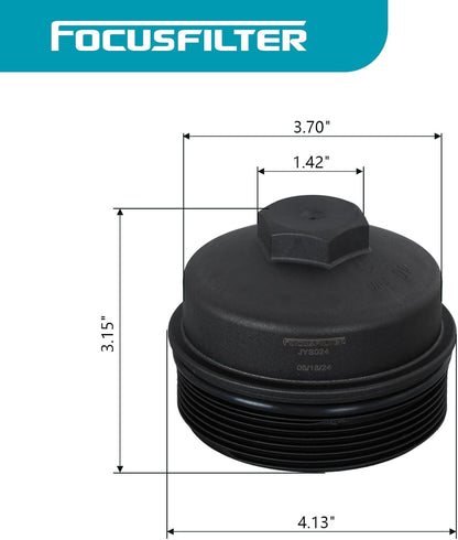 1840754C91 3C3Z6766CA EC781 Oil Filter Cap for F-ord 6.0L/6.4L Powerstroke F250 F350 F450 F550 Super Duty