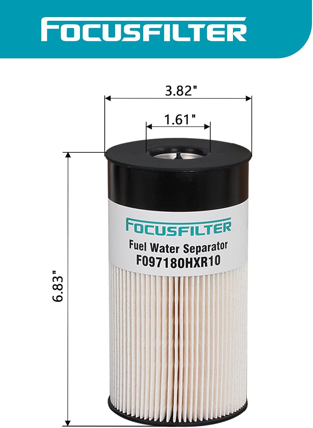 FS19624 FS19727 P551052 Fuel Filter Water Separator 10 micron Compatible with Cummins ISX ISM ISX15 X15 Engine Replaces PF7895 L5467FNXL 33727, P550796 6513468M1 4521197 5839FS19727