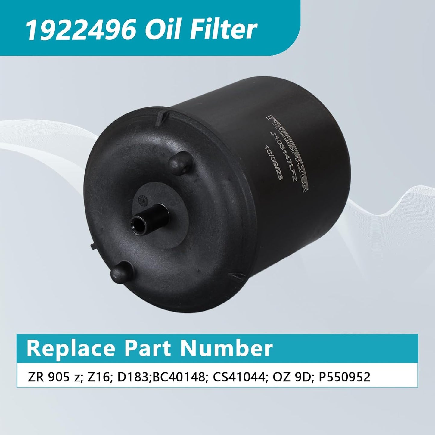 2277129 Fuel Water Separator Filter, FS19915 Fuel Water Separator Filter, 1948921 Oil Filter, 1922496 Oil Filter Element Compatible with MX-13 Engine
