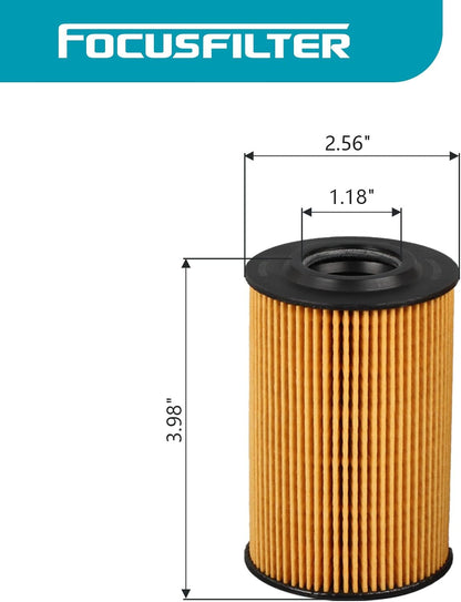 03L115562 Oil Filter Compatible with 2012-2014 Passat 2.0L L4 Diesel TDi Engine Replaces# HU7008Z