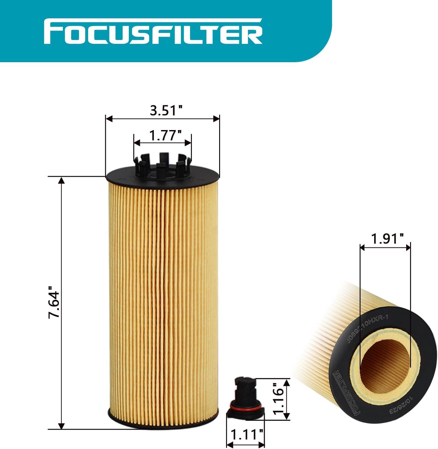 Replace Detroit Diesel DDE A9361807410 A9361801410 Oil Filter Kit