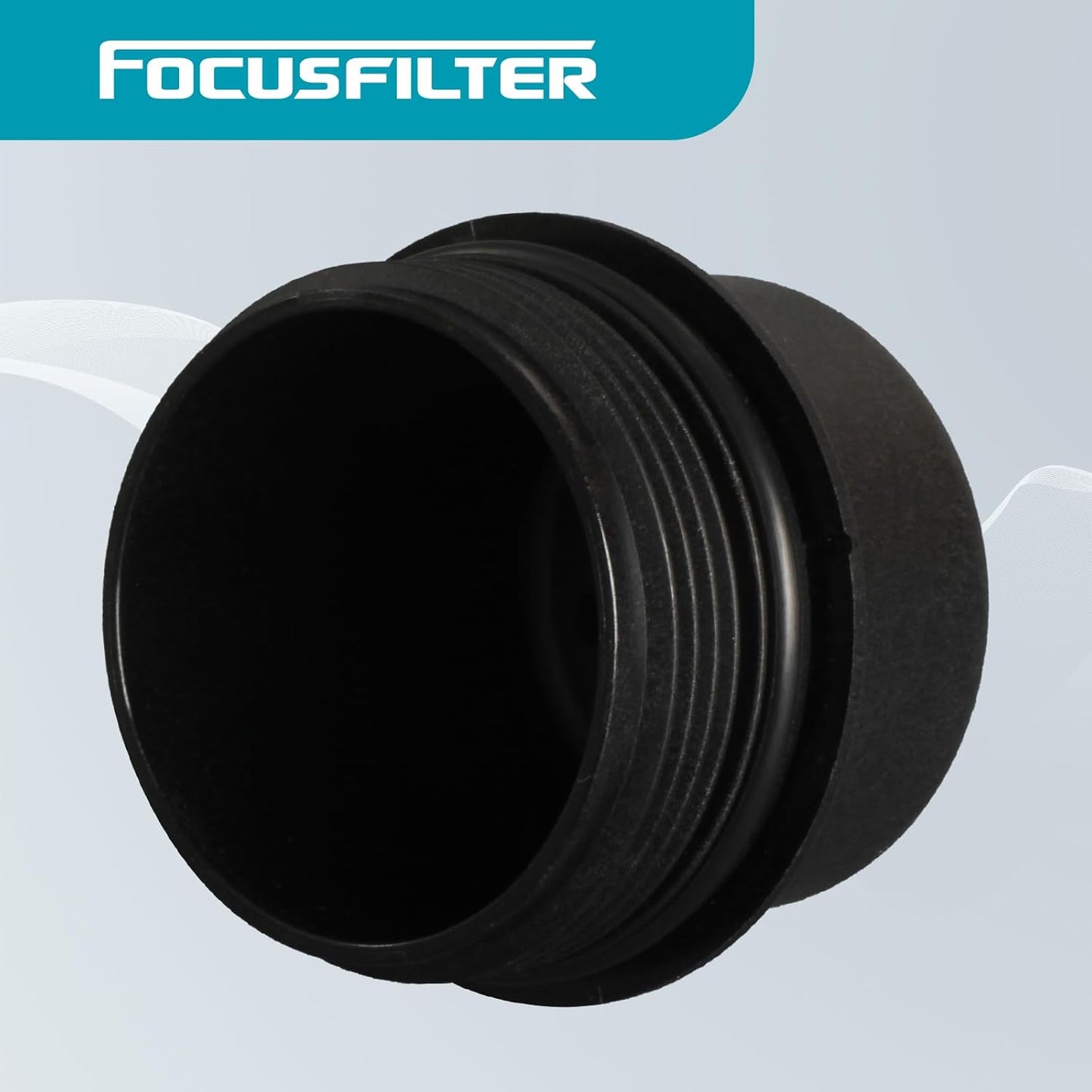 Engine Oil Filter Housing Cover Cap No.11428575907 for BMW X1 28i 2.0L 2016-2019 for BMW X2 2018-2019 Plastic Black