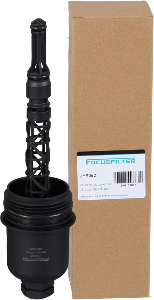 2711800238 Oil Filter Housing Cap Assembly Compatible with Mercedes-Benz W203 Series C230 2003-2005 Sedan, S203 Series C230 2003-2005 Coupe, 1.8L, Oil Filter Housing Cover