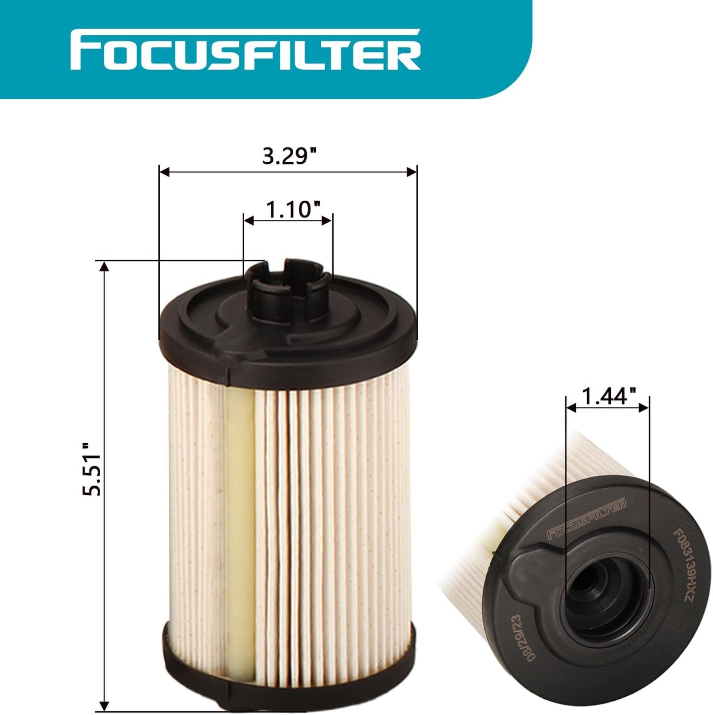 FS19947 P550824 Fuel Filter Replace for PF7978 600149 33994 PFF5548 WF10149 32723C91 FF1185 1873917C91 1878042C91 1878042C92 1878042C93 KX392D Compatible with DT466E MAXX FORCE Engines