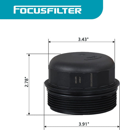 26351-3C100 Oil Filter Cap Compatible with 06-10 Azera Entourage Sonata Amanti Sedona Sorento V6 Replace CAP5610
