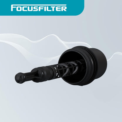 2711800238 Oil Filter Housing Cap Assembly Compatible with Mercedes-Benz W203 Series C230 2003-2005 Sedan, S203 Series C230 2003-2005 Coupe, 1.8L, Oil Filter Housing Cover