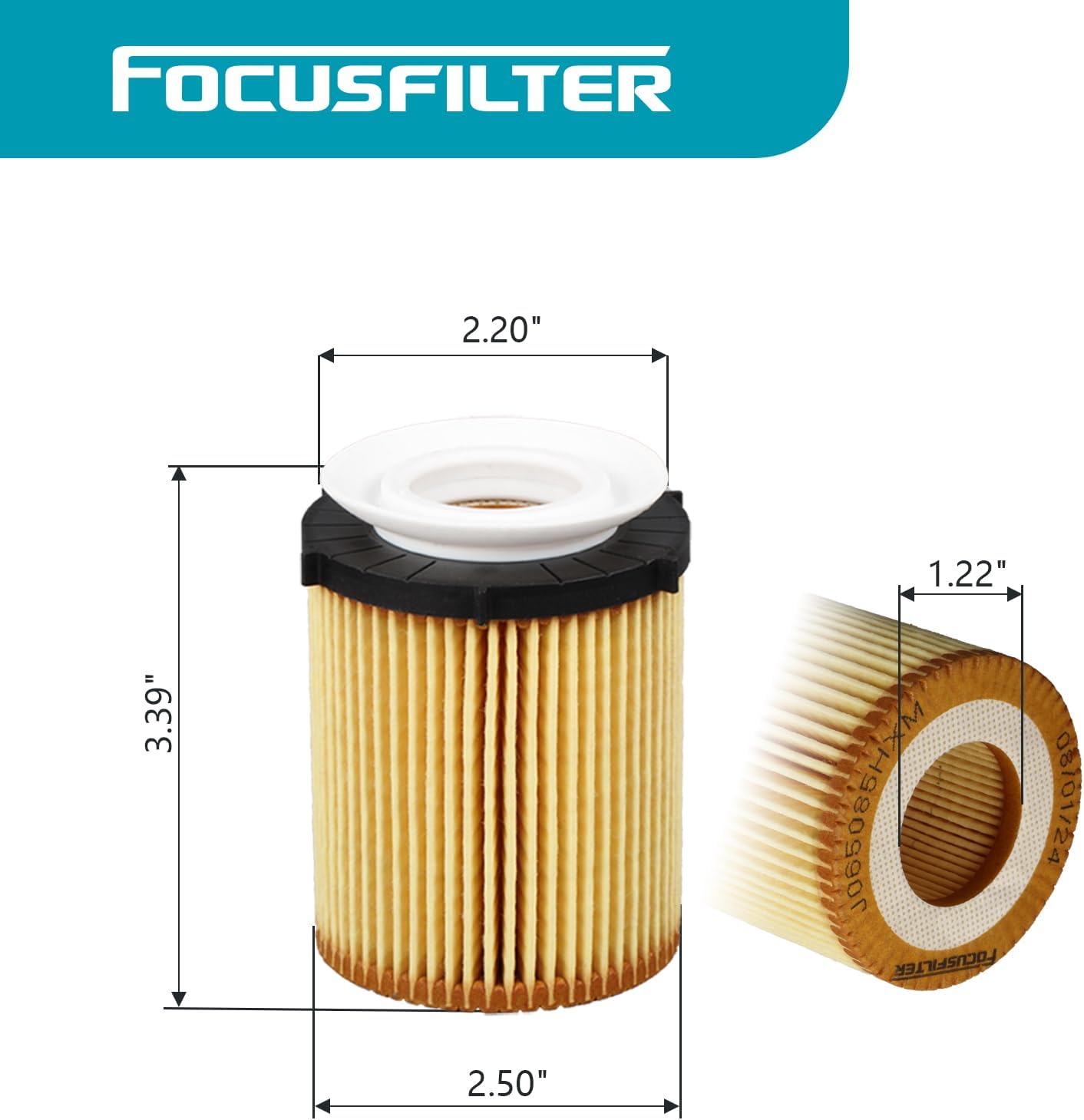 2701800109 HU 711/6z Replacement for Mercedes-Benz Engine Oil Filter Set, Fits GLA250 C300 GLC300 E300 GLE350 etc