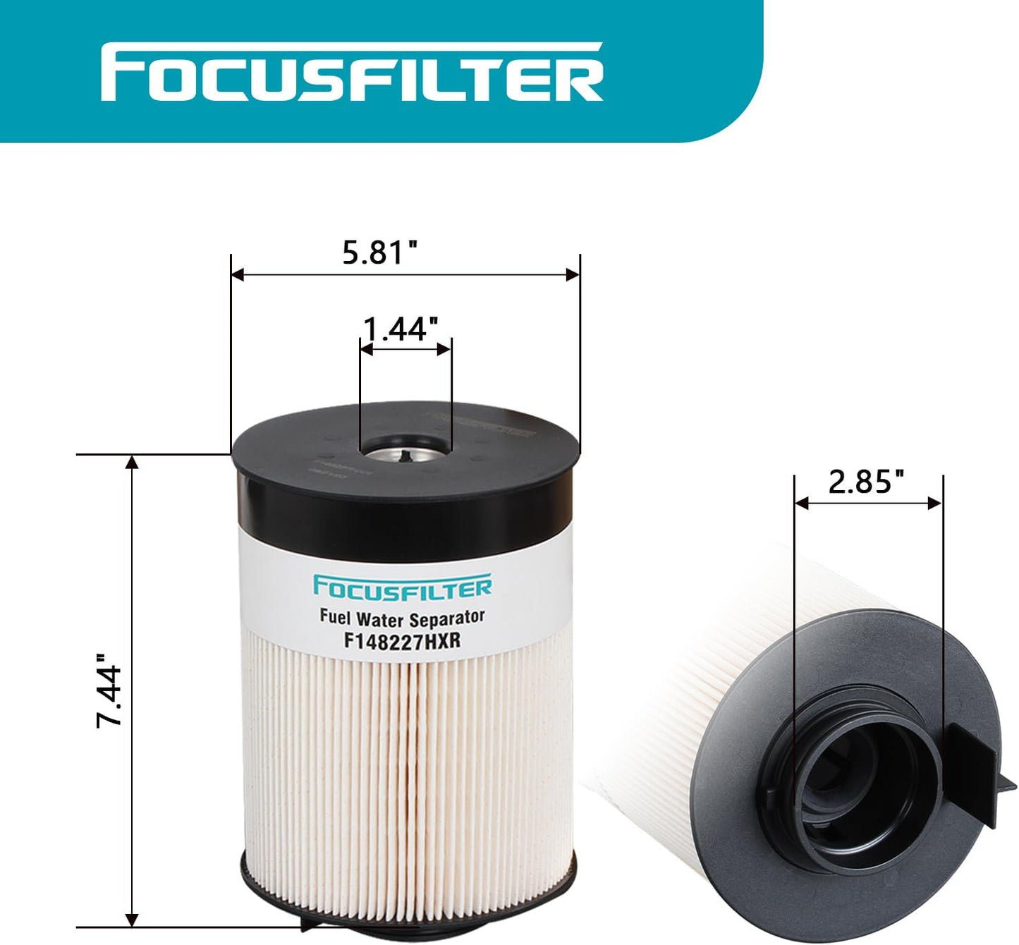 FS20083 A0000905051 Fuel Filter Water Separator Compatible with ISX DD13 DD15 DD16 Detroit Diesel Engines Replace Cascadia A0000905051 FS20083 A48507 PF46145