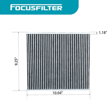 Replace CUK26009 5Q0819653 Cabain Air Filter Fits for Audi RS3, S3, A3, Q3, TT Quattro, Atlas, Golf, GTI, Jetta, Taos, Arteon, 2015-2020 2021 2022 2023 5Q0-819-653, CF11643, 5Q0-819-669