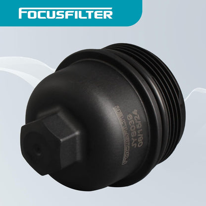 11428507685 921-115 Oil Filter Housing Cap Assembly Compatible with BMW 328d, 330e, 330i GT xDrive, X5, 530i, 535d, 430i, 430i xDrive Gran Coupe, 740e xDrive, 230i, Oil Filter Housing Cover