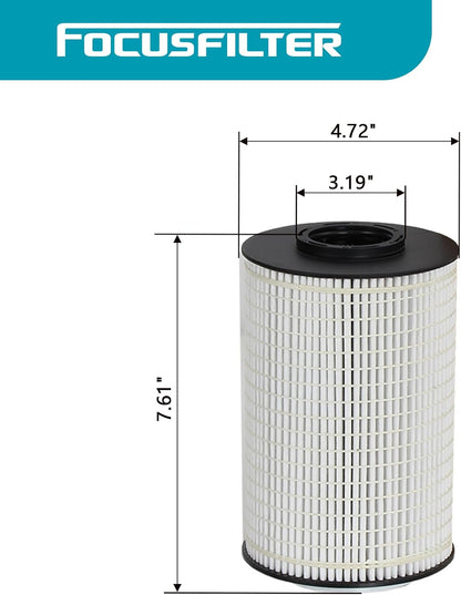 LF17549 Oil Filter Replacement for MaxxForce 11 and 13 Engines Replace 3809364 P551088 3007498C92
