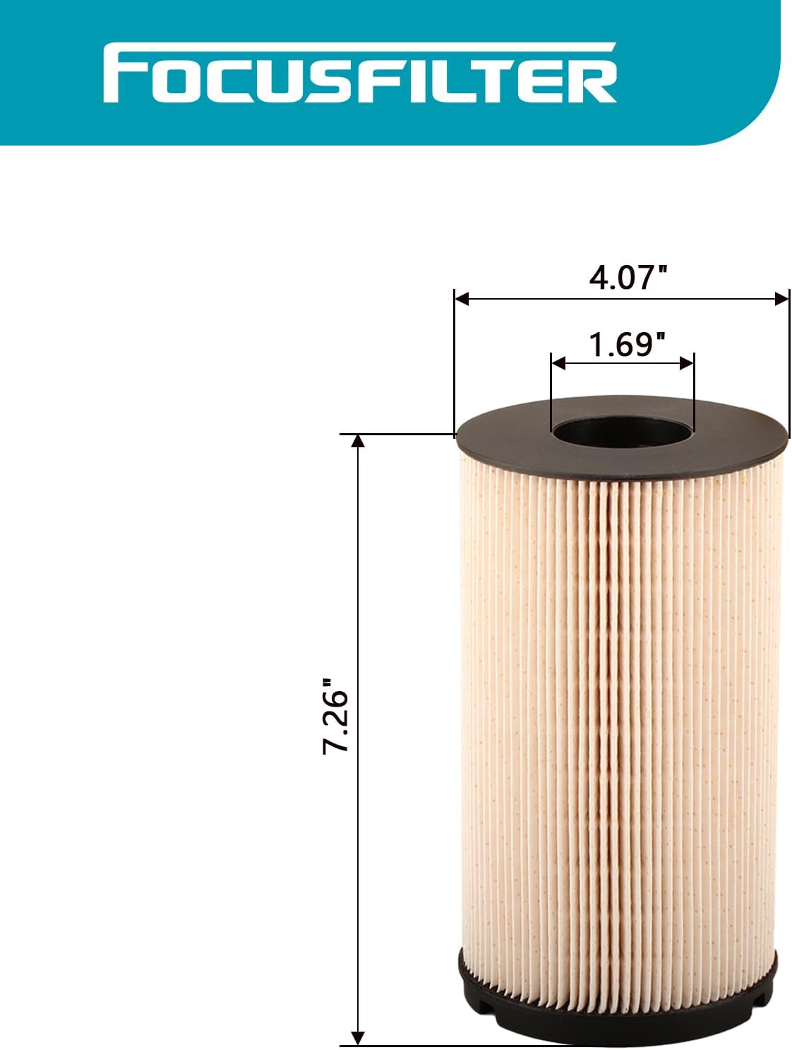 FS20172 K37-1029 Fuel Filter Replaces K37-1011 K371029 PF46081 K37-1012 Compatible with Paccar MX11 MX13 Cummins ISX15 Engines Peterbilt 367 389 587