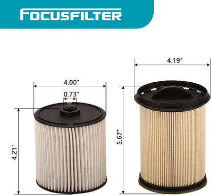 68157291AA 68436631AA Replace LuberFiner LK401DG Fuel Filter Kit