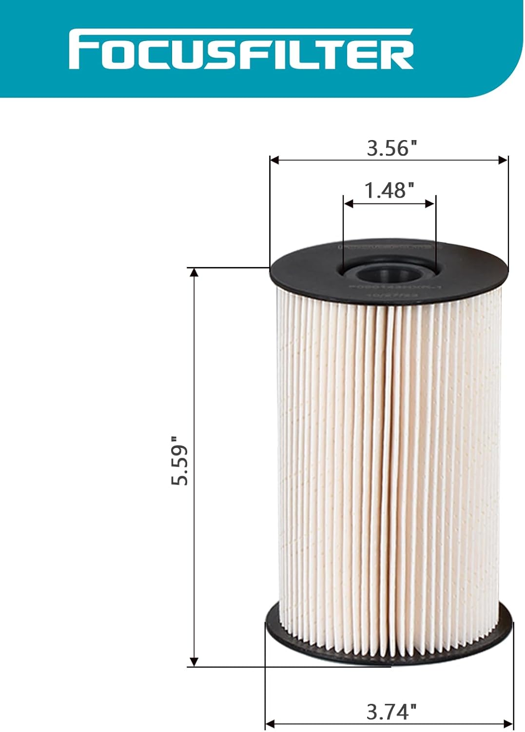 L9684F FS19684 Fuel Filter Compatible with Kenworth Cummins ISX15 Detroit Diesel Replaces 1822638C91, 1842638C92, 1842638C91, 1841393C1, CS9970, PF7779, 86719, 33719, P550657