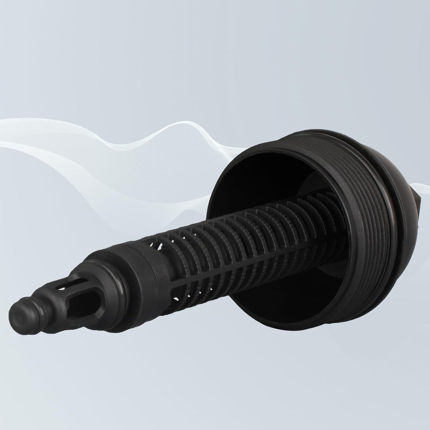 Oil Filter Housing Cap Assembly Compatible with BMW 335d 2009-2011, X5 2009-2013, 3.0L, Oil Filter Housing Cover, Replace# 11427789323