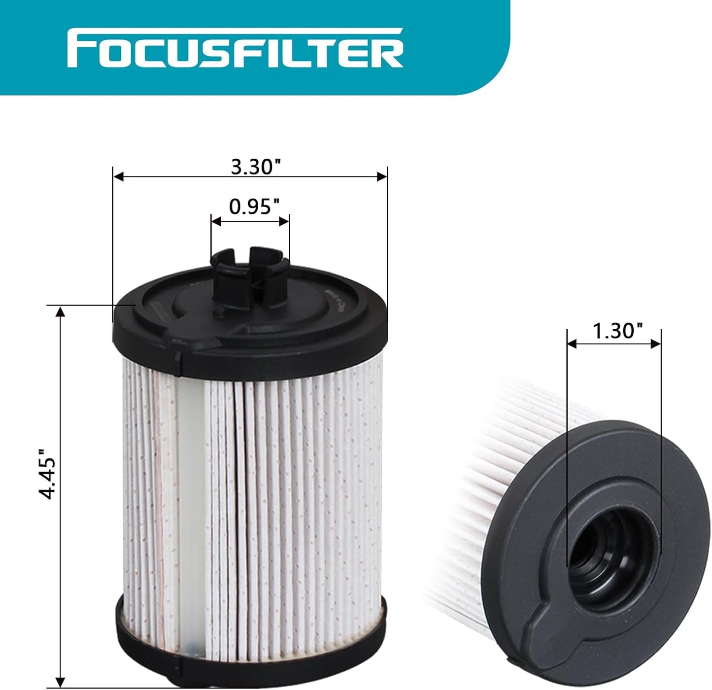 PU9015z Fuel Filter Compatible with TRUCKS Replaces E448KPD327, FF5956 2.127 TRUCKS 7421746573, 21746575, 21746573, 22892652