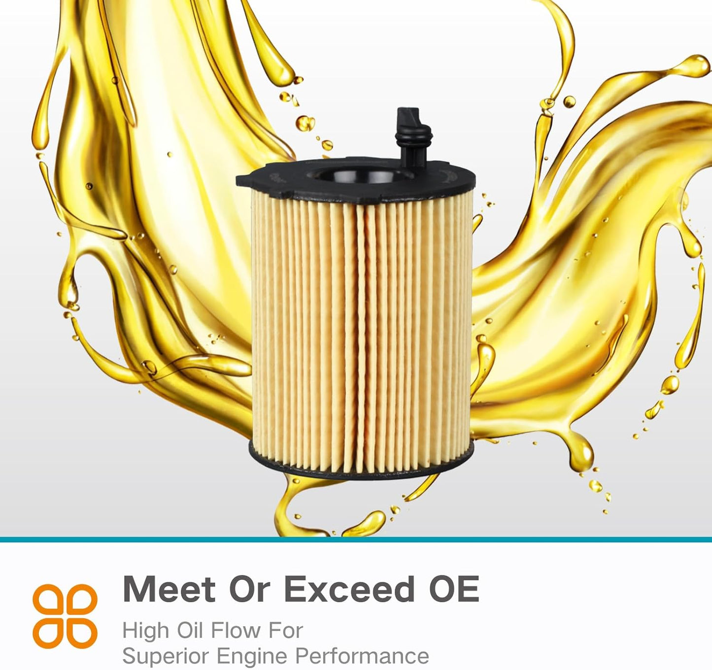 Oil Filter compatible with FIAT LANCIA 500 500L Panda Mito 955 55224598