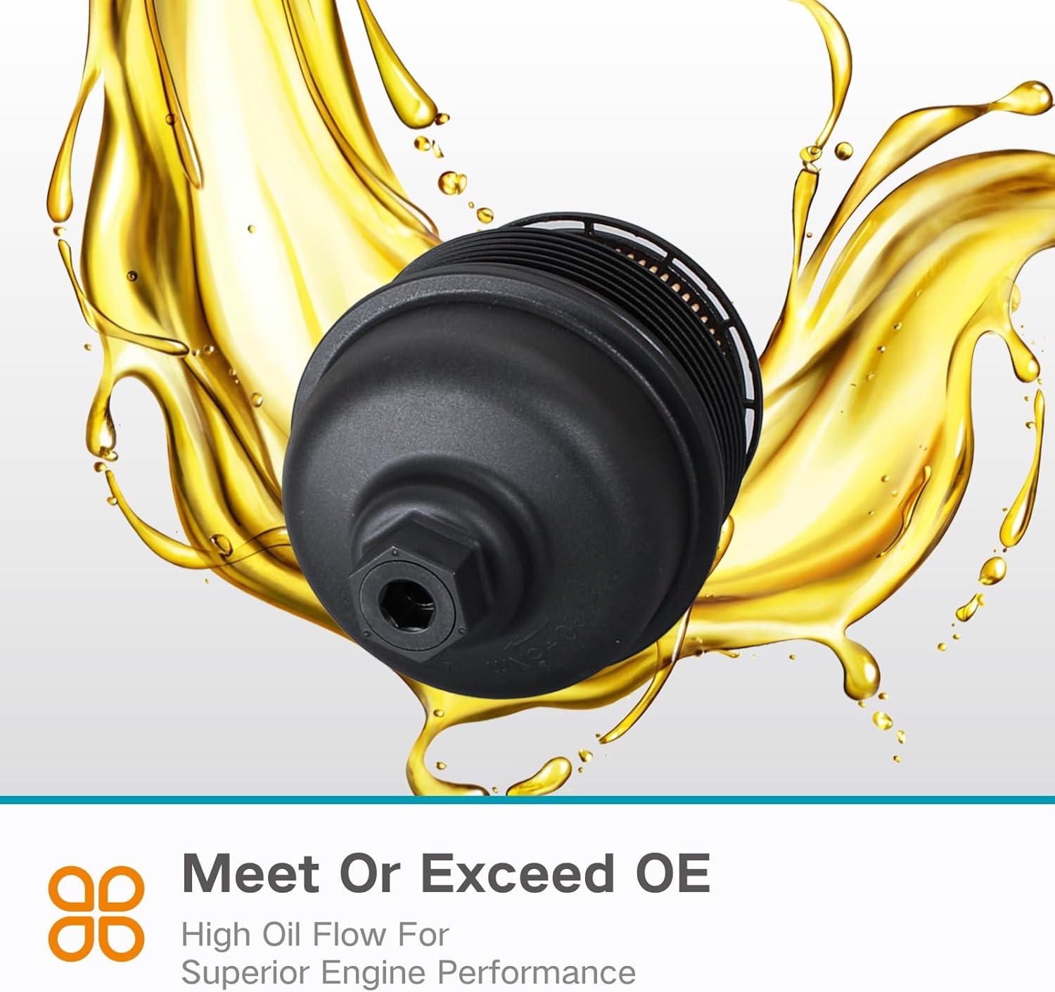 L1121 Oil Filter Kit Compatible with Mercedes-Benz CLASSE S 580 M 176.980 370KW Replace A1771805500 A1771805600