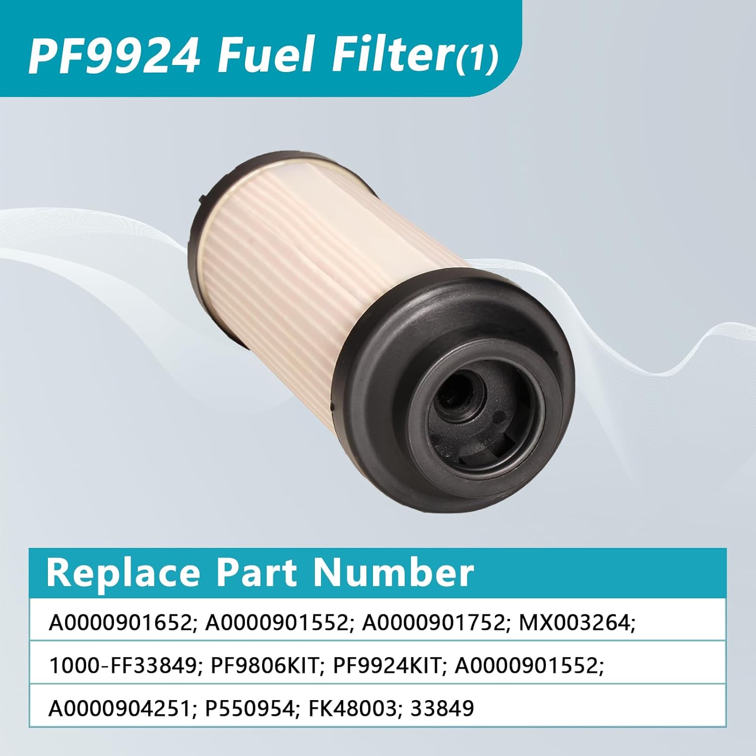 PF9924 Fuel Filter Kit LF17511 P551005 Oil Filter Service Kit Compatible With Freightliner Cascadia Detroit DD13 DD15 DD16