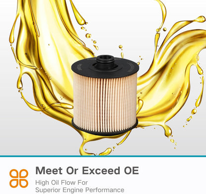 ADF122125 Oil Filter Compatible with X50 ICON BINRUI BINYUE BOYUE EMGRAND JIAJI LYNK & CO 01 02 03 06 5501660108