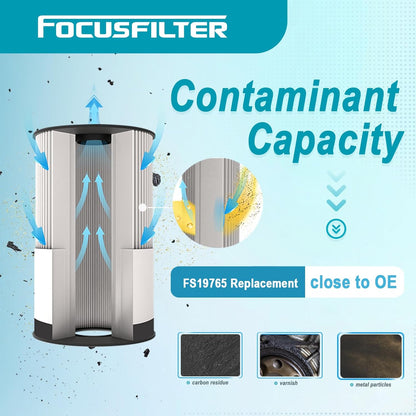 FS19765 Fuel Water Separator 25 micron Replaces PF7930 P550851 WF10005 21737499 85120233 L9765 102761 382951PAC25 P568522 96005 102528 Compatible with ISX