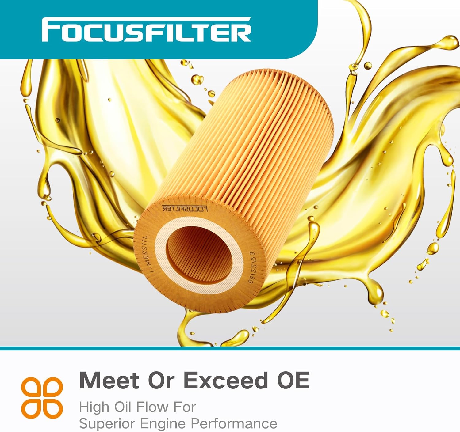 1948921 Oil Filter Replaces 57370, LF16233, P550812, LP6043, P40019, 1629393, 1643070, LEF5207, CH10949, E89HD213, 8921 Fits Paccar MX13 EPA13 Engine Peterbilt Truck