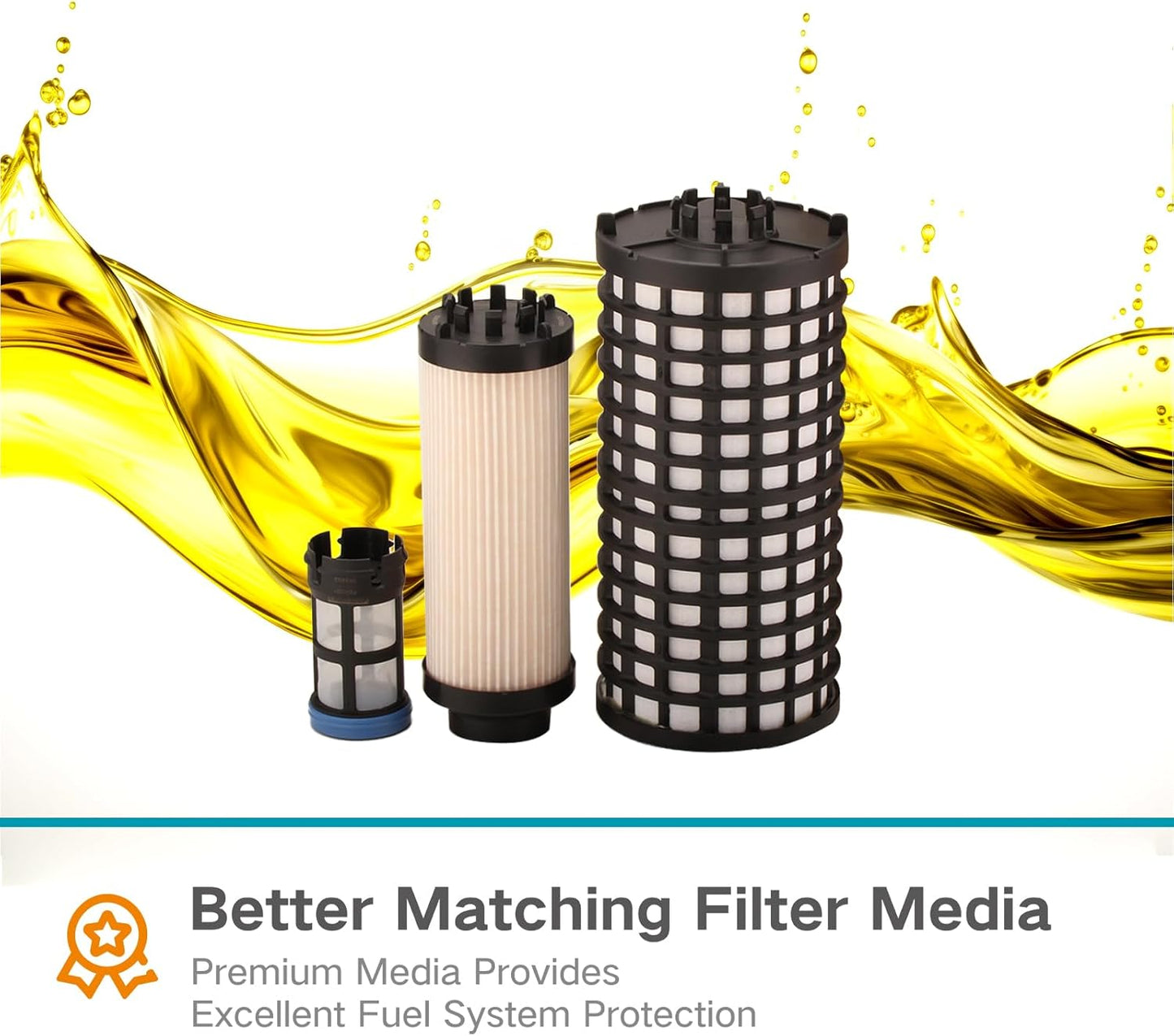 PF9924 Fuel Filter FS19915 Fuel Water Separator P551005 Oil/Lube Filter Kit Compatible With Freightliner Cascadia DD13 DD15 DD16