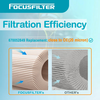 670052849 Oil Filter Compatible with Alpha Juliette Stanway 21-2.9 V6 Replace 68526327AA