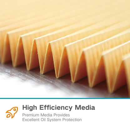 13055724 Oil Filter Compatible with JLX-447A Replace for WP6/JLX-447A Engine Oil Filter Element