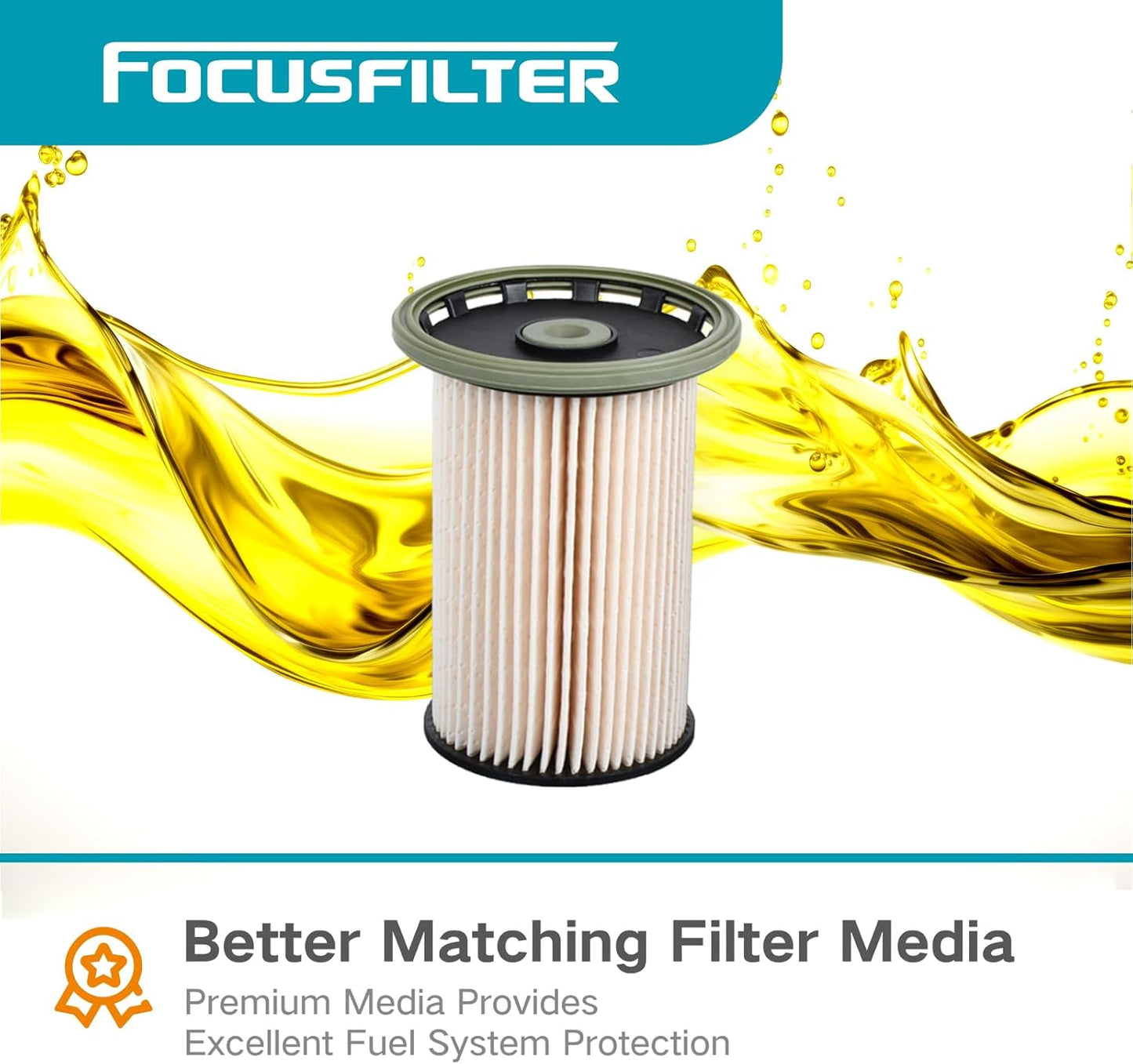 PU8007 Fuel Filter Replacement for Cayenne 3.0L V6 2013-2016 Touareg TDI 2014-2016 Diesel Engine Replaces 95811013410 95811013400 7P6127177A 7P6127177