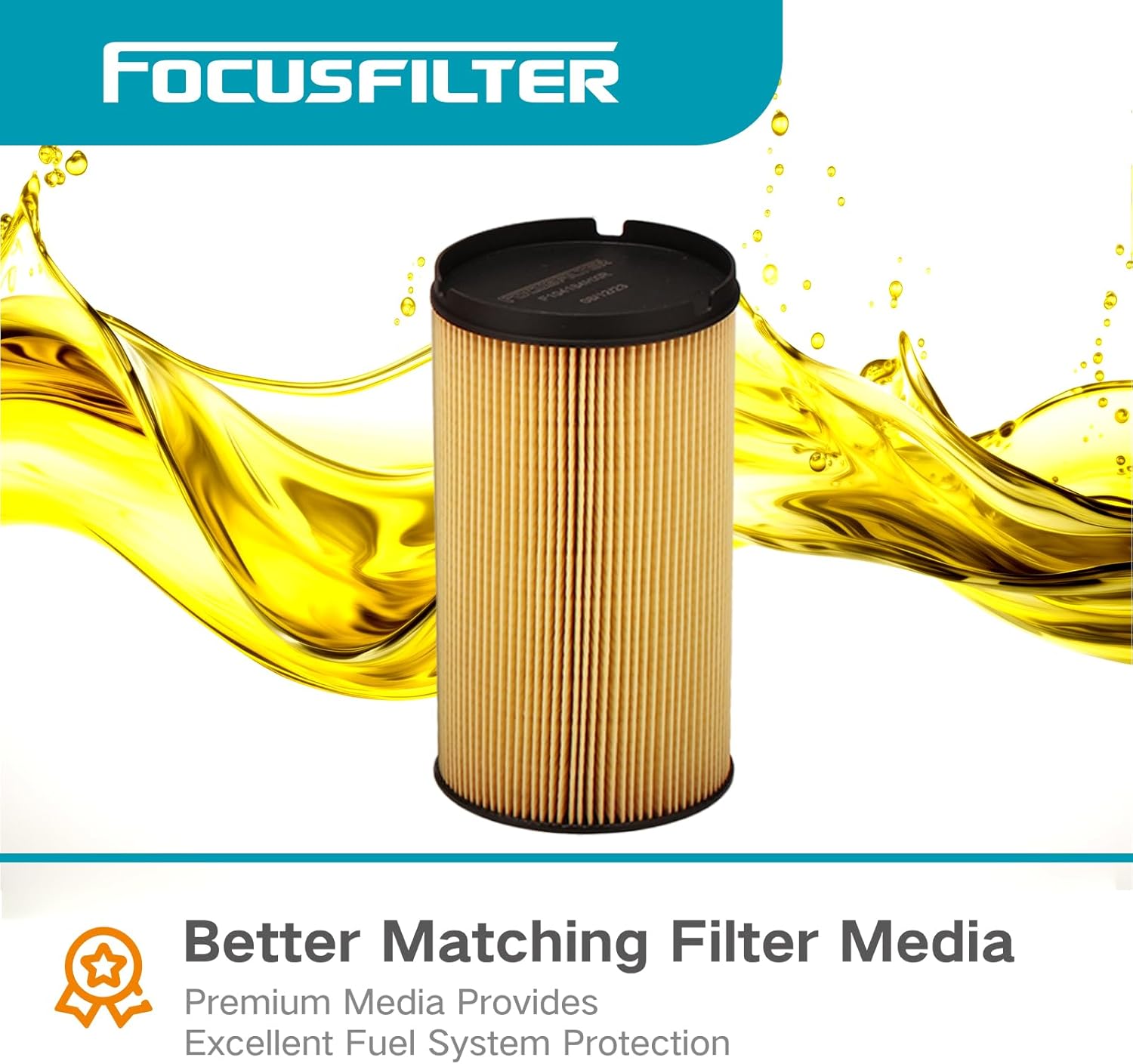 K37-1012 Fuel Filter Replace FS20173 PF46081 PF46082 Compatible with 2015-2017 Peterbilt Trucks 367 389 587 MX11 MX13 Engines