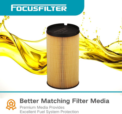 K37-1012 Fuel Filter Replace FS20173 PF46081 PF46082 Compatible with 2015-2017 Peterbilt Trucks 367 389 587 MX11 MX13 Engines